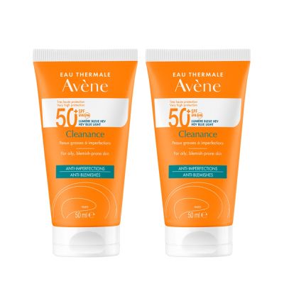 Avene雅漾 超能控油清爽防曬液SPF50+50ml(2入特惠)