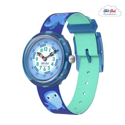 FlikFlak 兒童手錶 OCEAN PARTY 兒童禮物/安全防水/瑞士製造 FBNP257 (31.85mm)
