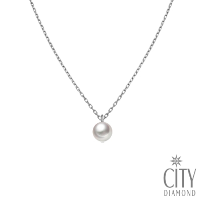 City Diamond 引雅 日本AKOYA單顆天然珍珠7.5-8.5mm(東京Yuki系列)