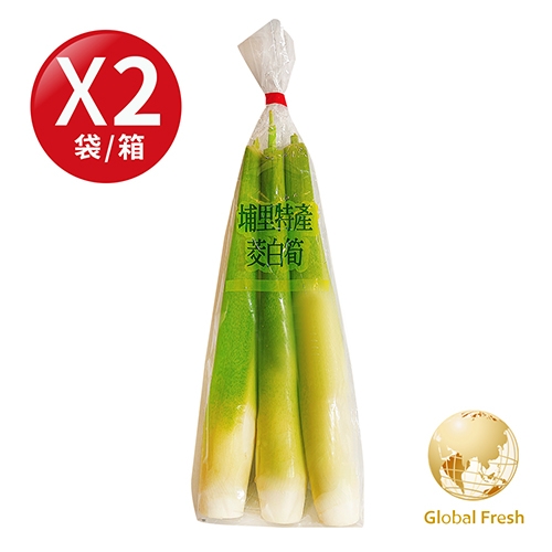 盛花園蔬果南投去殼茭白筍300g x2袋(水筍_現採直送) | 蔬菜/菇類