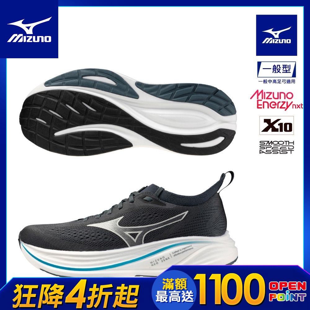 【MIZUNO 美津濃】MIZUNO NEO ZEN 2 男款 日訓鞋  J1GC2686XX(任選一色) (B)