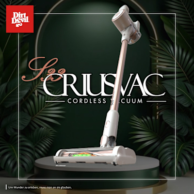 Dirt Devil S33 CRIUSVAC  三層高效過濾系統 自站立設計 鋰電無線吸塵器