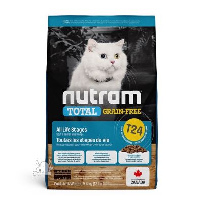 NUTRAM 紐頓 T22 / T24 無穀火雞+雞肉 挑嘴全齡貓糧 5.4kg 貓飼料 貓糧 貓乾糧 全齡貓 成貓 雞肉