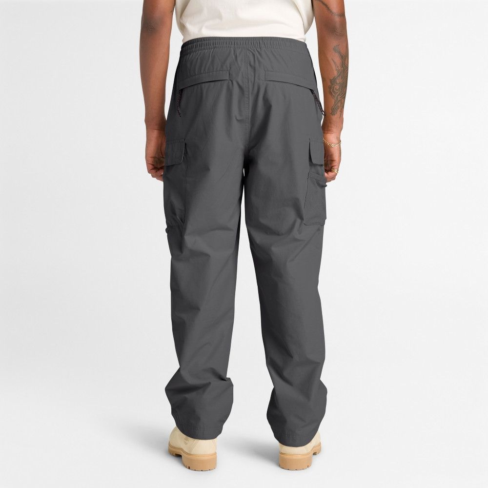 Timberland官方旗艦男款黑色Timberchill寬版工裝長褲|A2QZAW08 | 下著