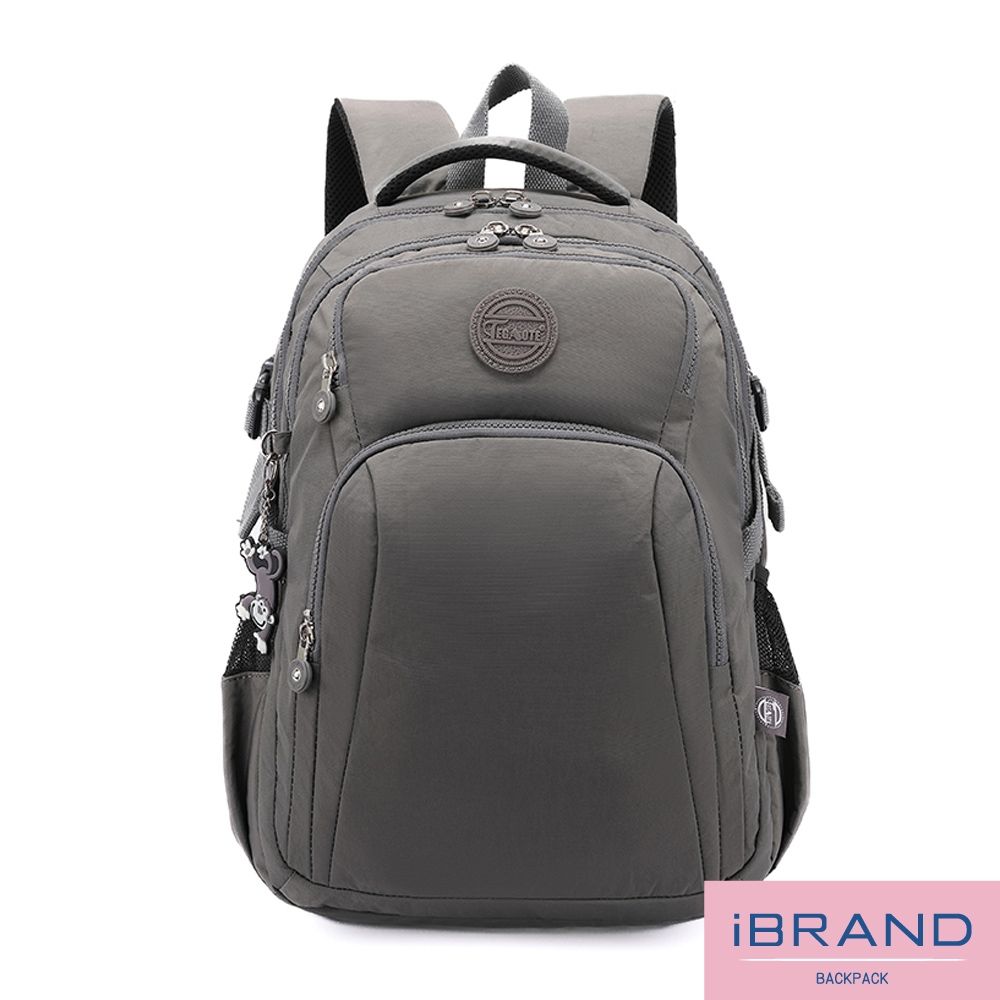 iBrand 輕量多口袋後背包 雙肩後背包(筆電後背包 防潑水 多色任選)