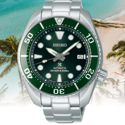 SEIKO 精工 Prospex 潛水200米機械錶 6R35-00A0G / SPB103J1綠水鬼 (SK034)