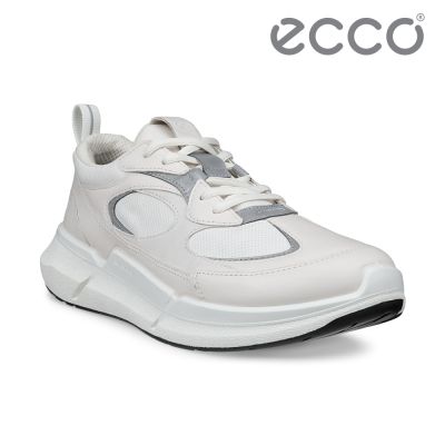 ECCO BIOM 2.2 W 健步都會織物皮革休閒運動鞋 女鞋 冰白色
