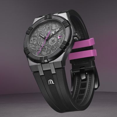 Maurice Lacroix 艾美錶 AIKON系列 Wotto 藝術家聯名限量錶 1111買買節 送禮推薦-40mm AI1108-PVL20-090-2-2