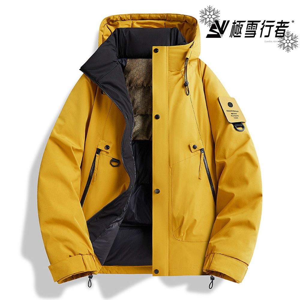 [極雪行者]外貿品SW-518防水風雪12000mm石墨烯熱反升溫人造羽絨棉/蓬度600防寒戶外男女衝鋒衣