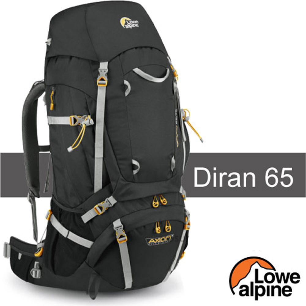 英國LOWE ALPINE 新款Diran 65-75 輕量登山健行背包_煤炭黑| 登山 