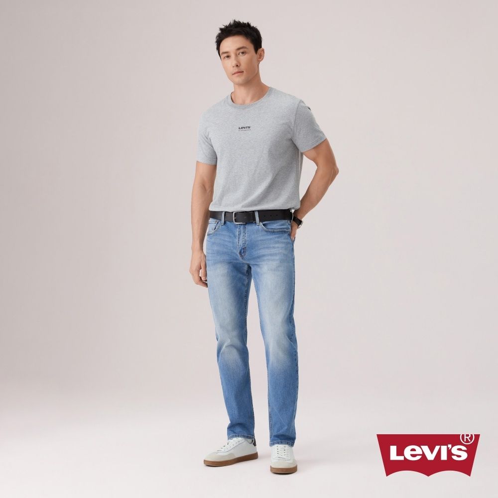Levi's 男女同款 前後LOGO短袖Tee / 190G舒適面料