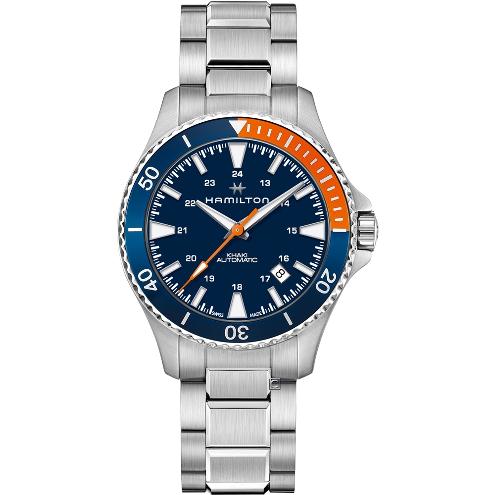 Hamilton漢米爾頓 KHAKI NAVY 卡其海軍系列 SCUBA AUTO腕錶 (H82365141)-藍/41mm