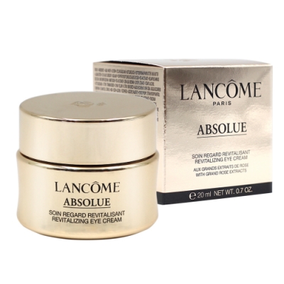 LANCOME蘭蔻 LANCOME 蘭蔻 絕對完美黃金玫瑰修護眼霜20ml(台灣公司貨)
