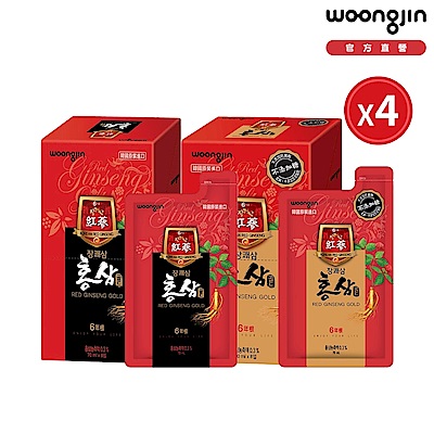 韓國熊津 (買二送二) 紅蔘飲-任選x4盒 (70mlx8入)含贈品
