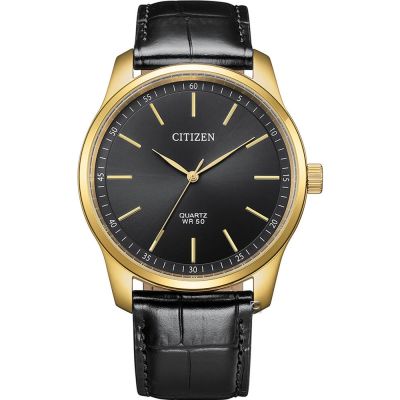 CITIZEN 星辰 簡約三針石英腕錶-42mm BH5002-02E