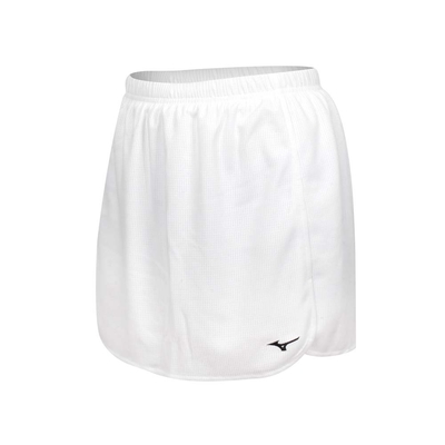 MIZUNO 女羽球短裙-台灣製 褲裙 吸濕排汗 抗UV 羽毛球 美津濃 72TB1C0101 白黑