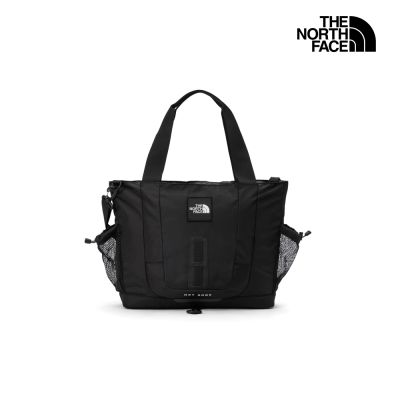 【The North Face 官方旗艦】北面男女款黑色DWR防潑水大容量托特包｜8JCFJK3 斜背包