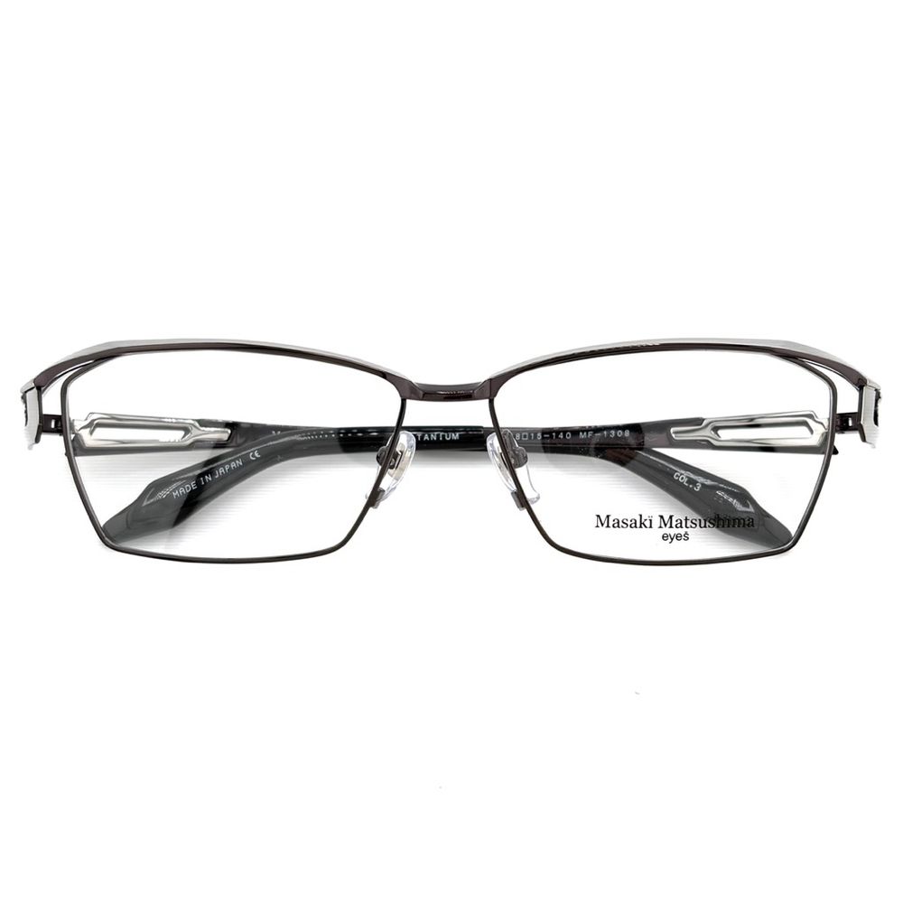 Masaki鈦金屬方框光學眼鏡/銀/黑#MF1308 C3 | 一般鏡框| Yahoo購物中心
