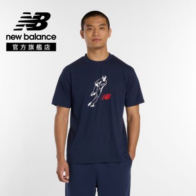 【New Balance】大谷翔平x短袖上衣_男性_深藍色_MT61V7X5TNV