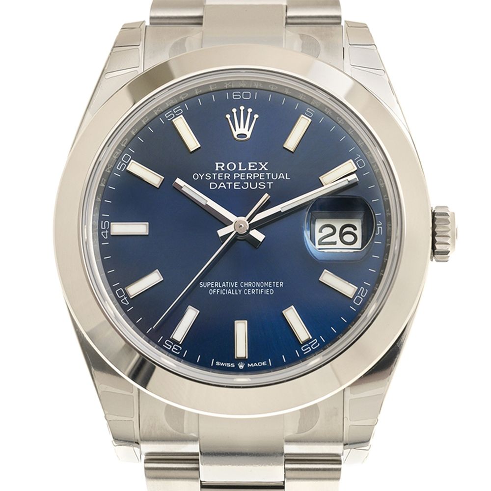 ROLEX 勞力士126300 Datejust 蠔式恆動腕錶藍面x41mm