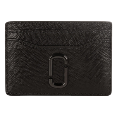 MARC JACOBS SNAPSHOT 雙J標誌防刮PVC名片夾(黑)