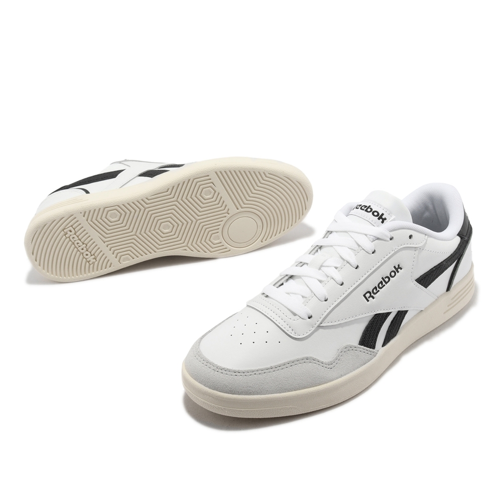Reebok 休閒鞋Royal Techque T 男鞋女鞋白黑百搭基本款復古低筒FZ0426