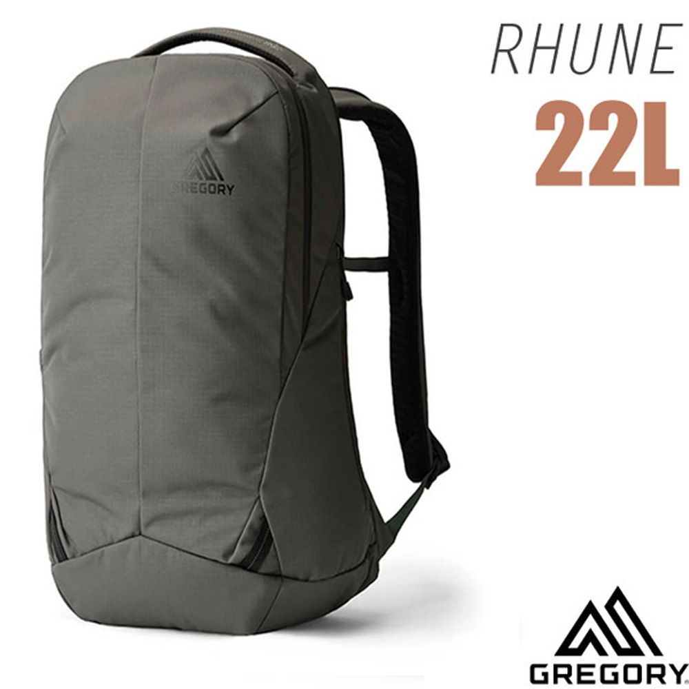 【GREGORY】RHUNE 22 多功能電腦背包22L.雙肩後背包.上學/通勤書包/ 143376-A655 瑞士綠