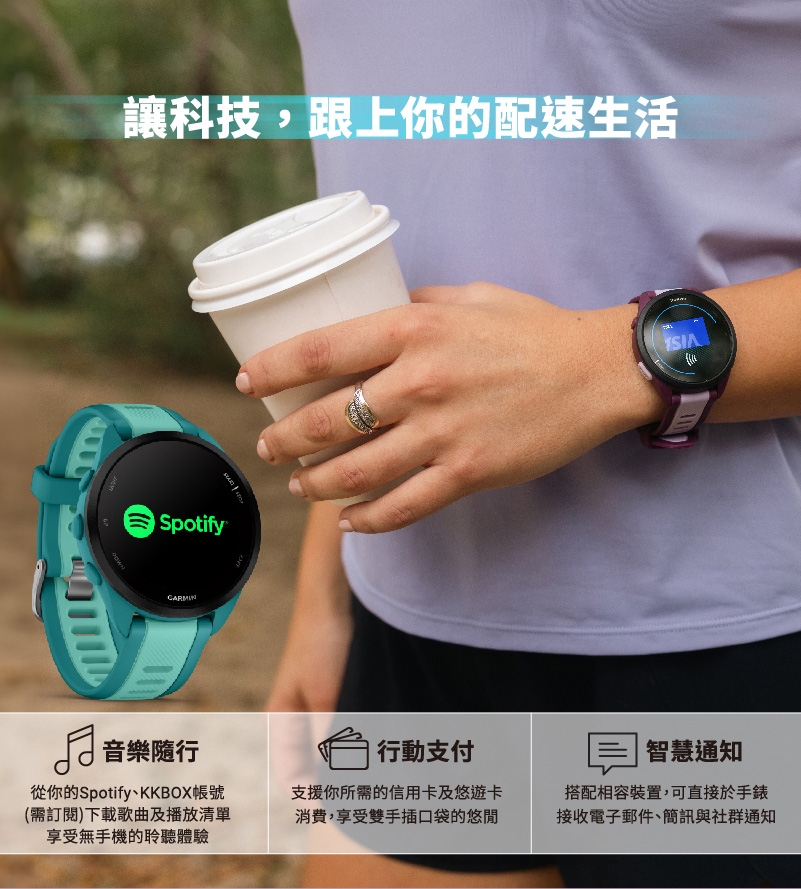 Garmin Forerunner 165 - 詳情5