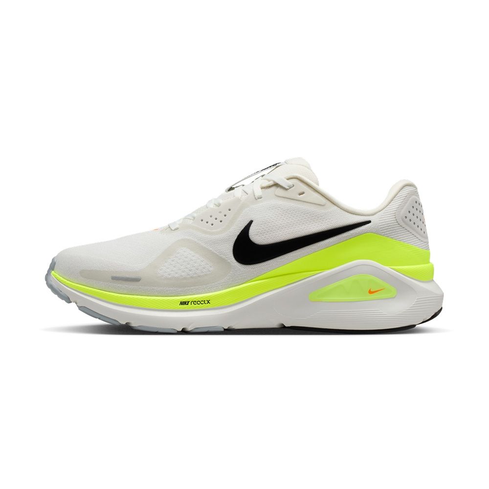Nike Structure 26 男鞋 白黃色 緩震 厚底 輕盈 運動 慢跑鞋 HJ1102-103