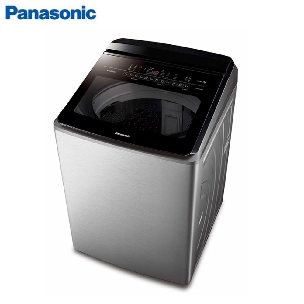 Panasonic 國際牌 ECONAVI 17kg變頻直立式洗脫洗衣機 NA-V170NMS 含標準安裝與回收舊機