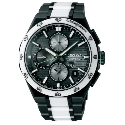 SEIKO 精工 ASTRON 陶瓷x鈦合金 GPS衛星定位雙時區手錶 SSH185J1