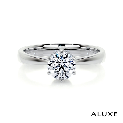 ALUXE 亞立詩 0.30克拉 FVS2 18K金 求婚鑽戒 RS0738