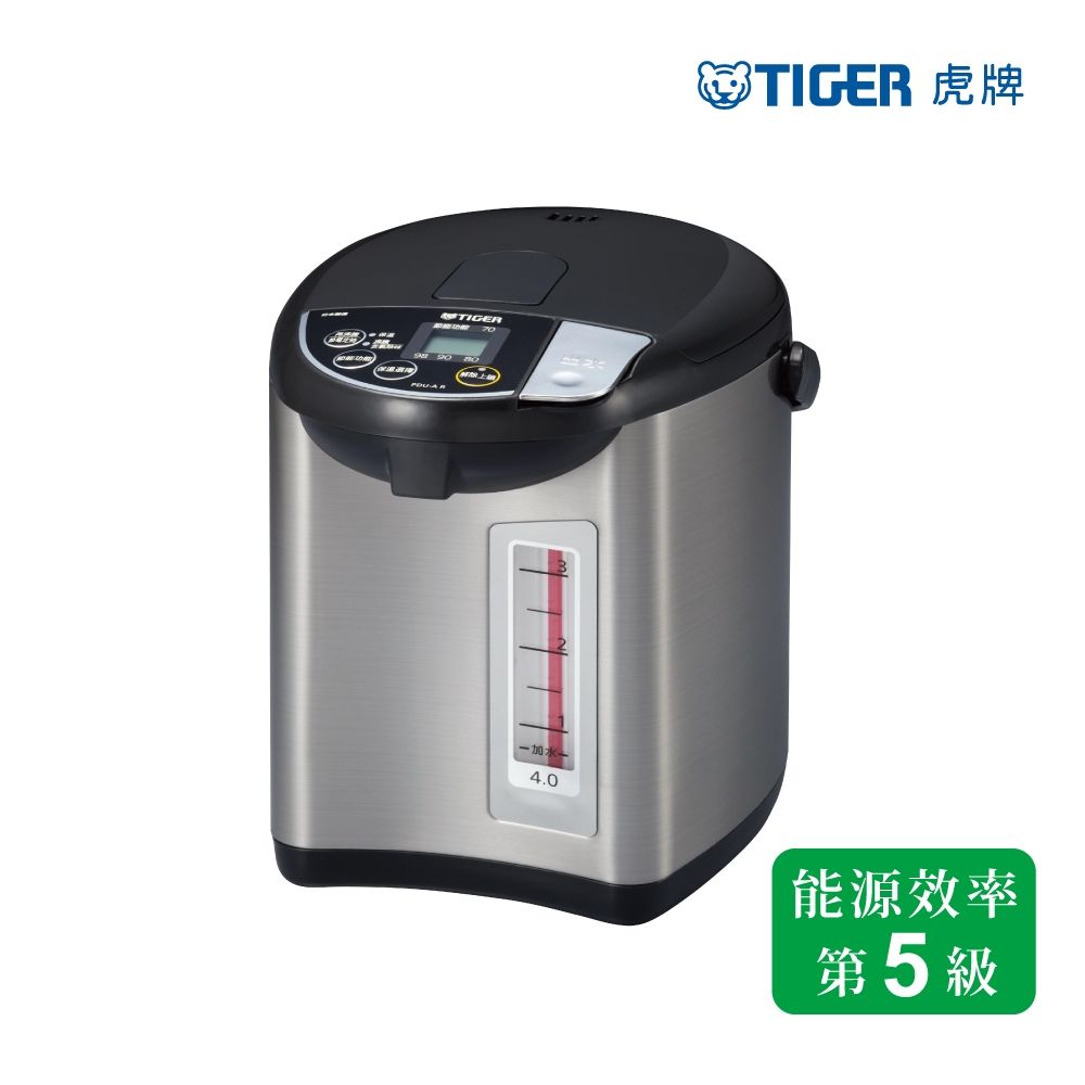 TIGER虎牌 4.0L超大按鈕電熱水瓶(PDU-A40R)