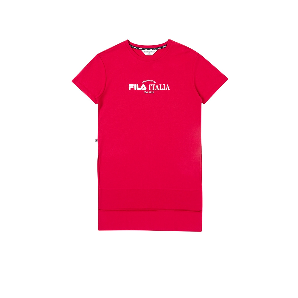 FILA 女短袖圓領T恤-紅色 5TEZ-1471-RD