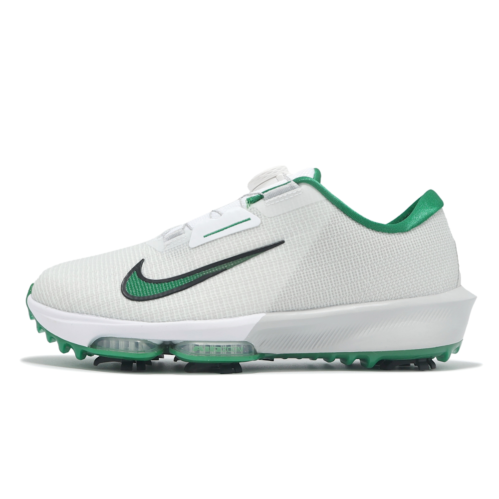 Nike 高爾夫球鞋AR ZM Infinity TR NXT% BOA 2 寬楦男鞋防潑水白綠