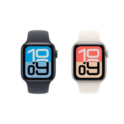 Apple Watch SE 3 2025 GPS 44mm 鋁金屬錶殼 運動錶帶 M/L智慧手錶