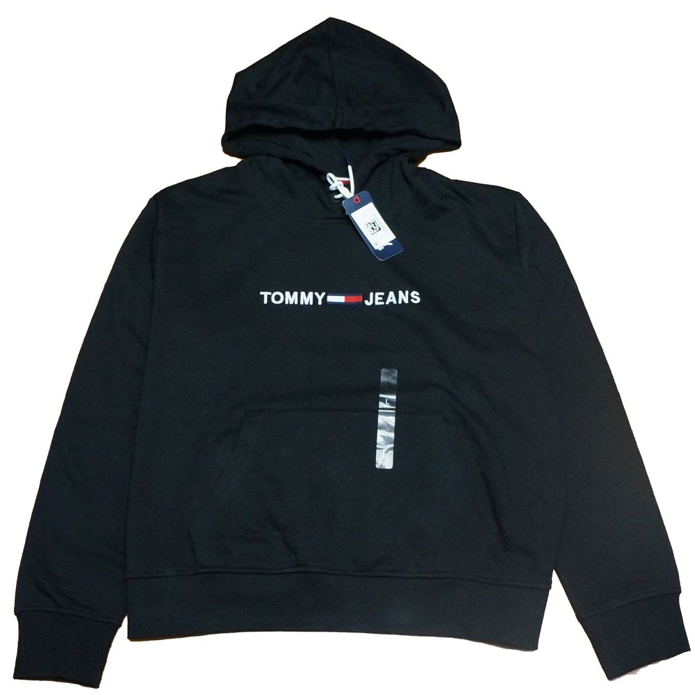 Tommy Hilfiger 長袖 女性 帽T 黑 1742
