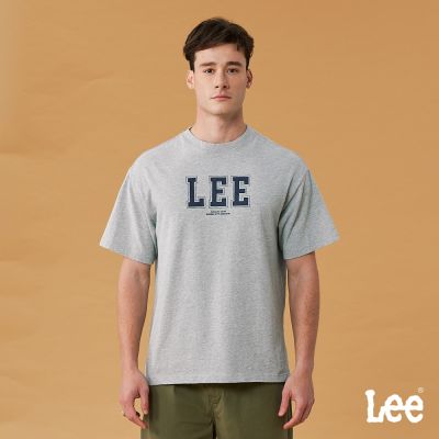 Lee 男女款 季節性版型 大寫LOGO印花短袖圓領TEE 三色