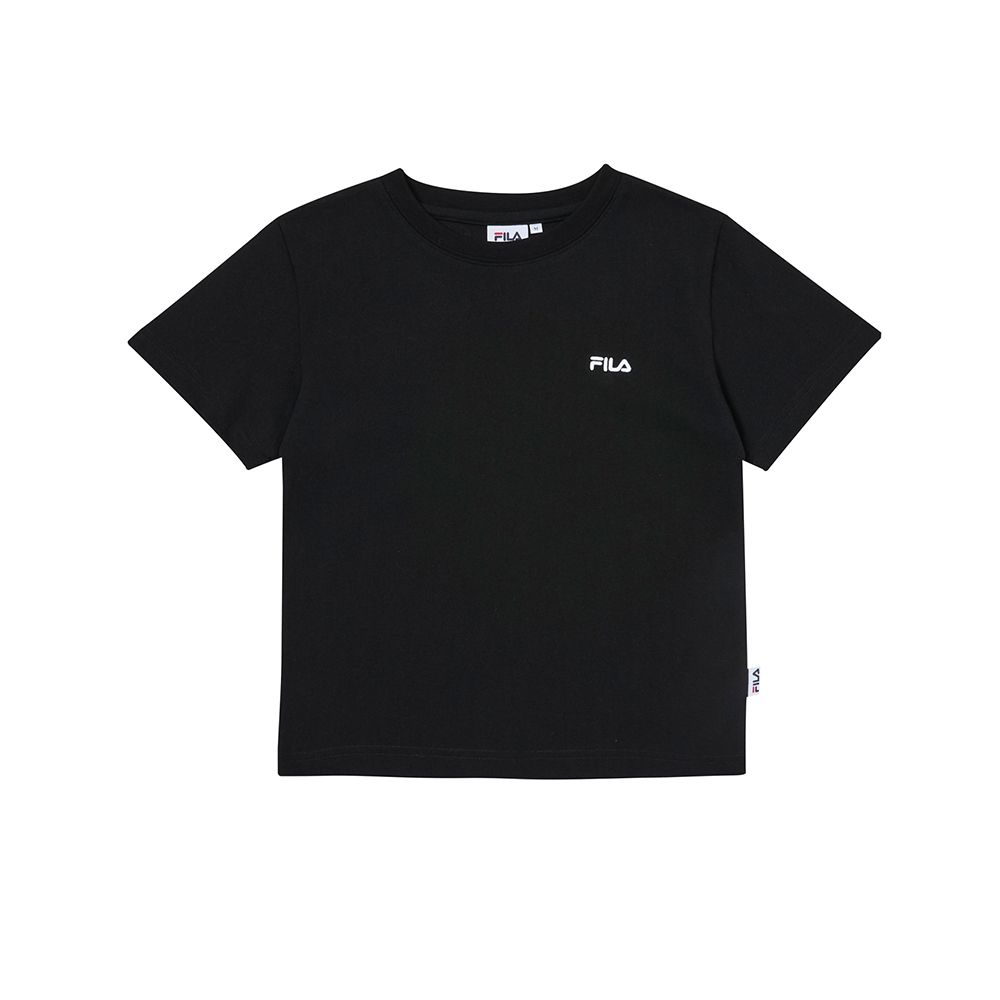 FILA 女短袖圓領T恤-黑色 5TEZ-1812-BK
