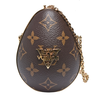 LV Louis Vuitton路易威登 MP2588經典Monogram帆布 EGG硬殼斜背包