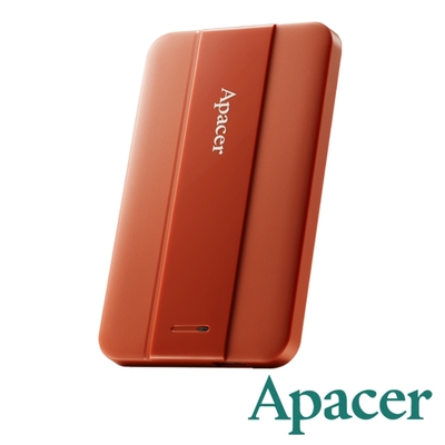 Apacer宇瞻 Apacer AC237 2.5吋 1T 流線型行動硬碟-紅