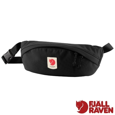 【Fjallraven 北極狐】Ulvö Hip Pack Medium 2L 輕便隨身腰包.臀包.單肩斜背包 23165-550 黑
