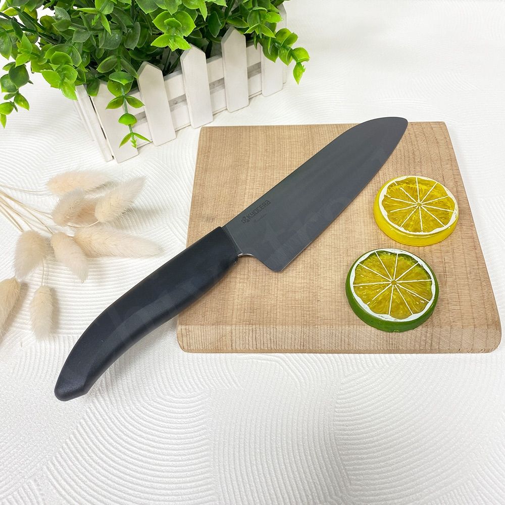 KYOCERA】日本京瓷抗菌多功能精密陶瓷刀日本境內版限定黑刀-14cm(北齋