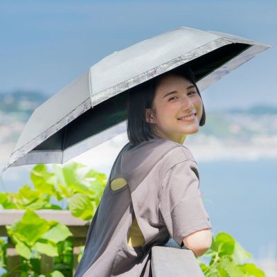 Wpc.優雅花邊手動遮光降溫傘