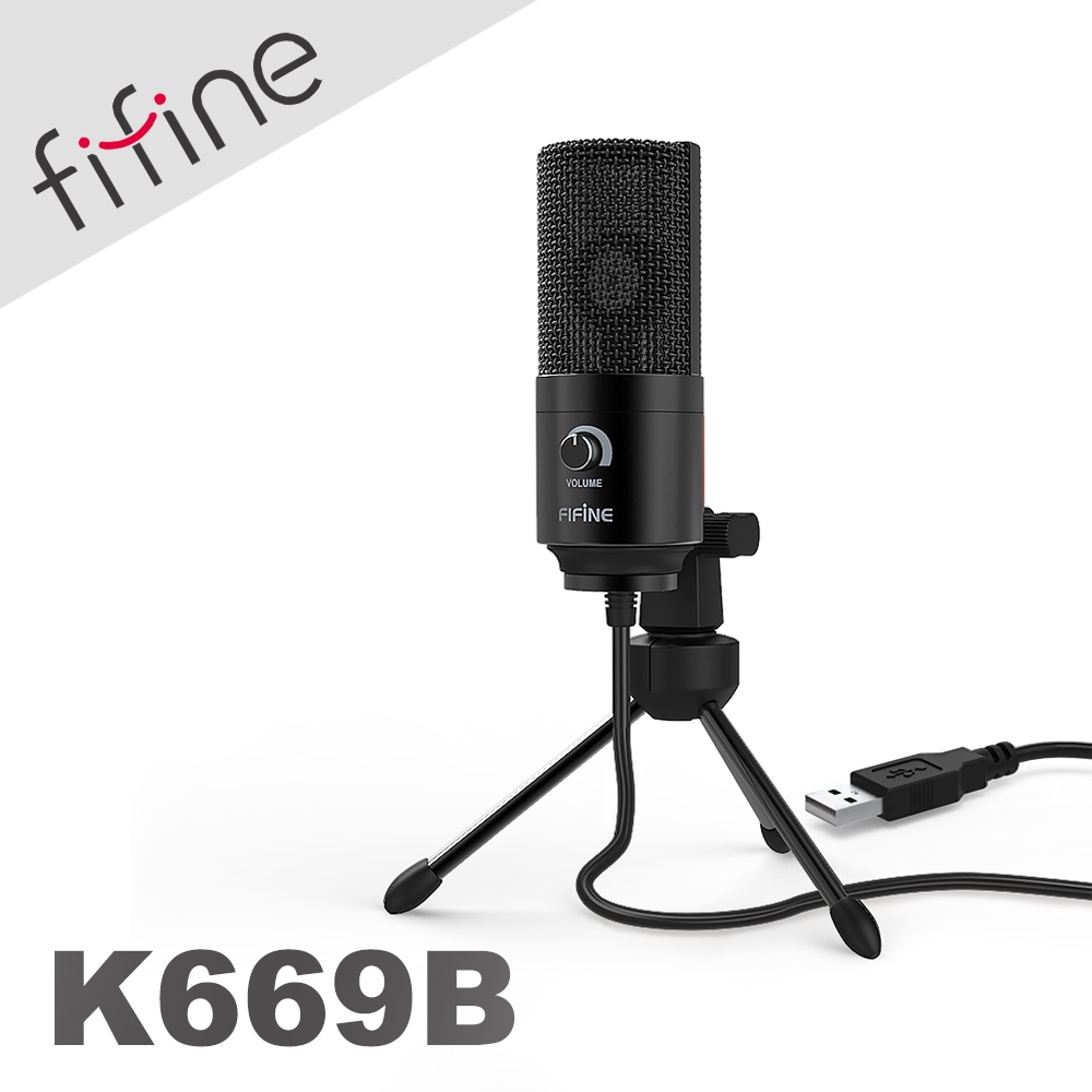 FIFINE K669 USB心型指向電容式麥克風(黑色) | 麥克風| Yahoo購物中心