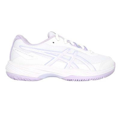ASICS GEL-NETBURNER BALLISTIC 4GS女大童排球鞋 1054A013-102 白紫