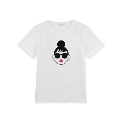HAPPYFACE 怪玩趣EMMA T-SHIRT 白 (F29282)