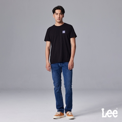 Lee 男款 709 低腰修身小直筒牛仔褲 深藍洗水
