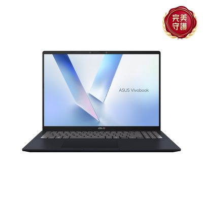 ASUS華碩 ASUS X1607QA 16吋筆電 (Snapdragon X  X1 26 100/16GB/512GB SSD/午夜藍/Vivobook 16)