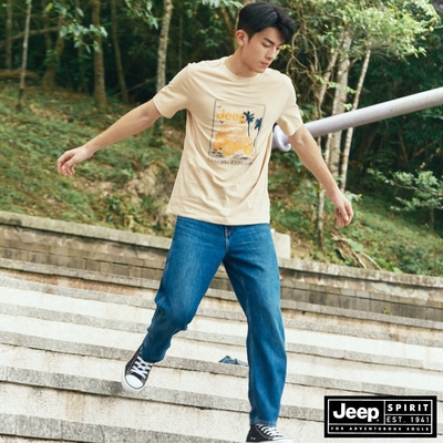 JEEP吉普車印刷純棉短T